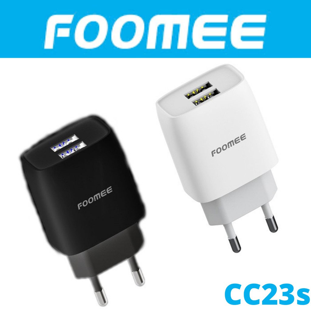 Foomee CC23S Dual Output Charger Fast Charging 2.4A