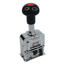 

NUMERATOR / OUTOMATIC NUMBERING MACHINE MERK BRIGHT OFFICE TIPE 8607 7 DIGIT