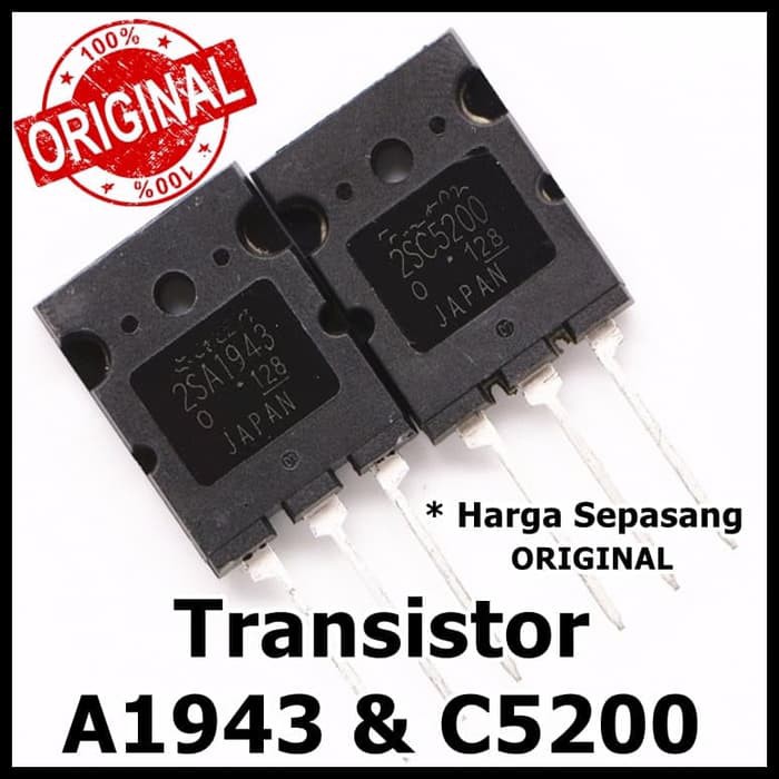 Original Transistor A1943 C5200 2SA1943 2SC5200 Ori