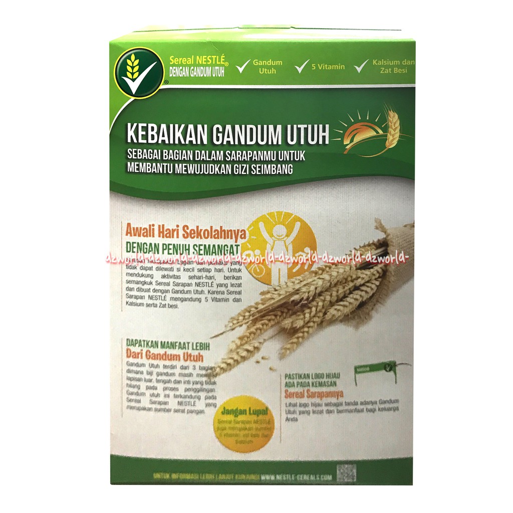 Milo Sereal Nestle Cereal Terbuat Dari Gandum Utuh Cocok Buat Sarapan 330gr