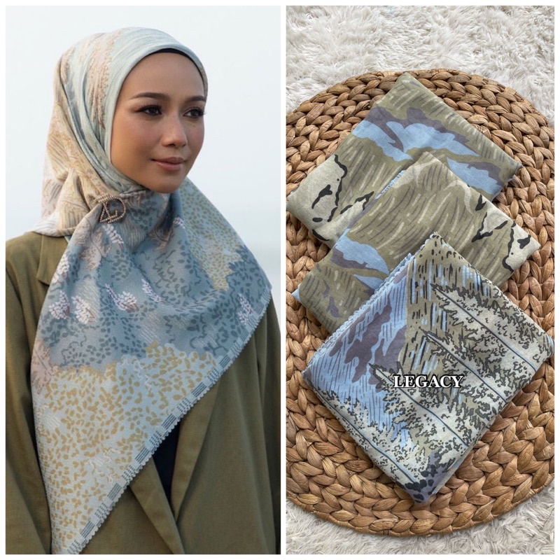 251- 300  Hijab segiempat voal motif-275