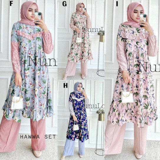 Setelan HAWWA SET Original by NUNULOLO