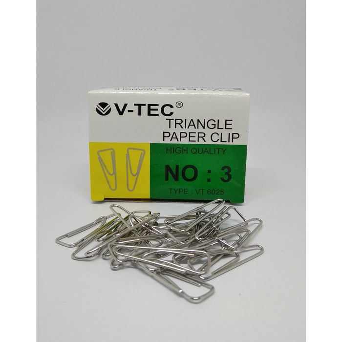 

V-TEC TRIANGLE PAPER CLIP VT-6025 NO. 3