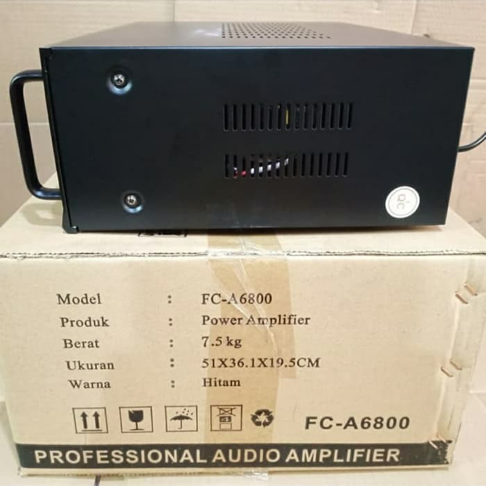 Ampli bluetooth firstclass fc a6800 power mixer fca 6800 original