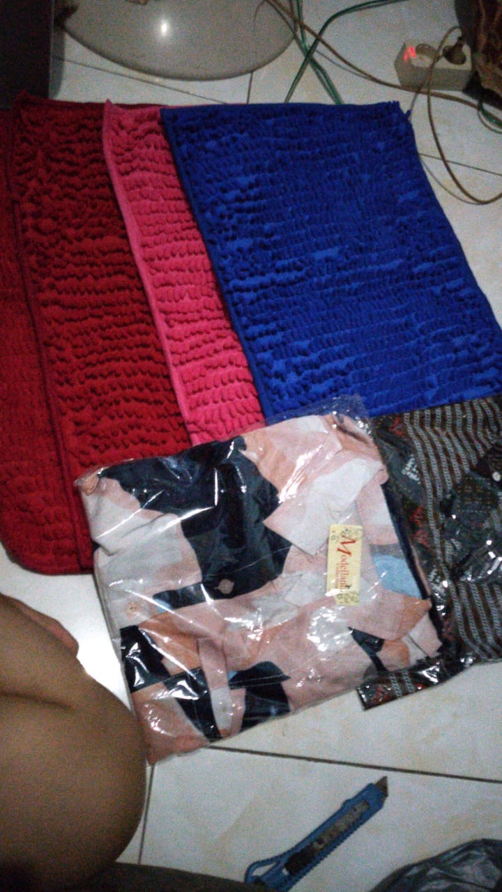 Promo 12.12 Bswart Batik Hrb026 Kenongo Padi Pekalongan M L Xl Batik Pria Murah Modern Grosir