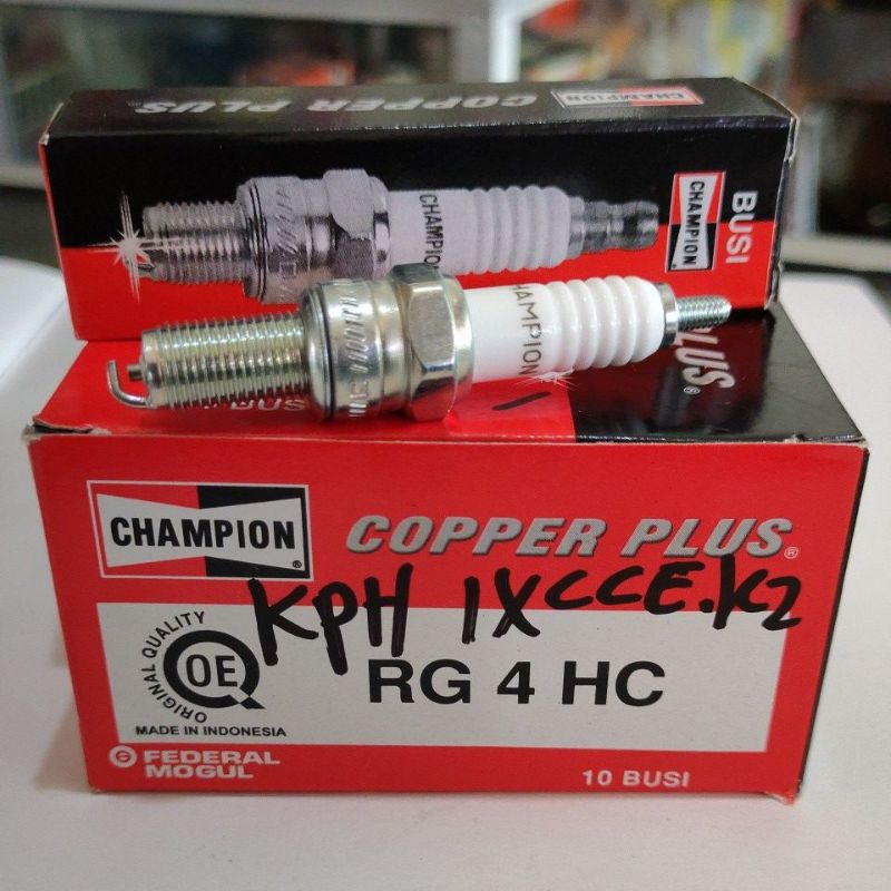 busi Champion 100% ORIGINAL KPH Karisma,Supra x 125,Vixion Jup MX,Beat,Vario