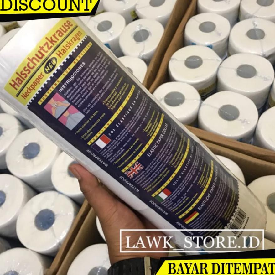 (BAYAR DITEMPAT) COD  TISU BARBER TISU LEHER BARBERSHOP NECK PAPPER G4712