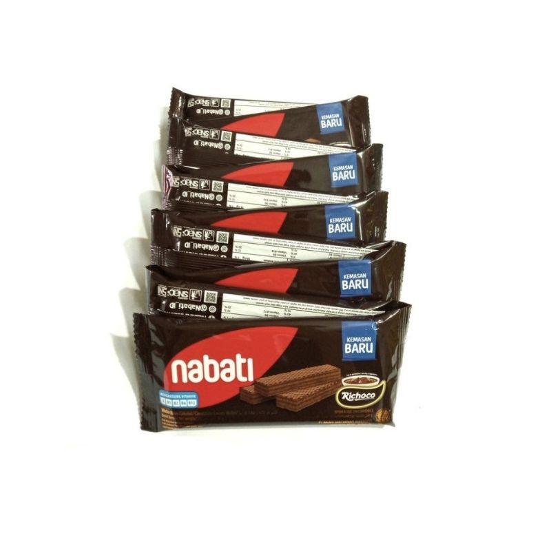 

Nabati Richeese Wafer Coklat 20 gram (1 renceng isi 10 pcs)