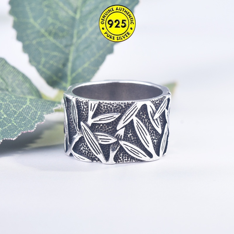 925 Silver New Creative Carved Ring