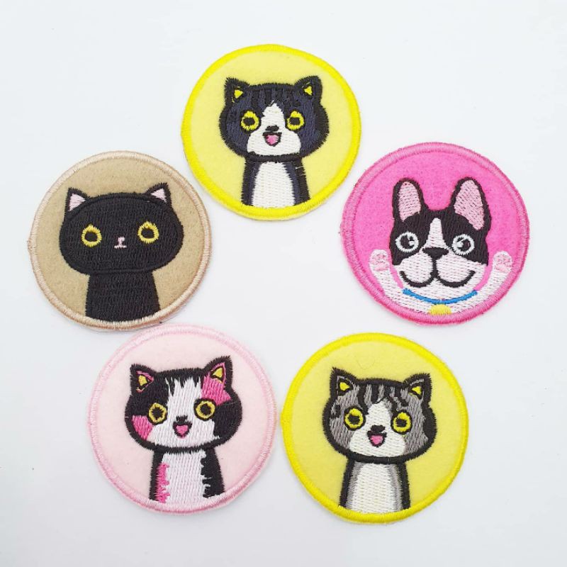 Patch Kucing/Patch Dog/Patch Animal/Patch Bordir Kucing