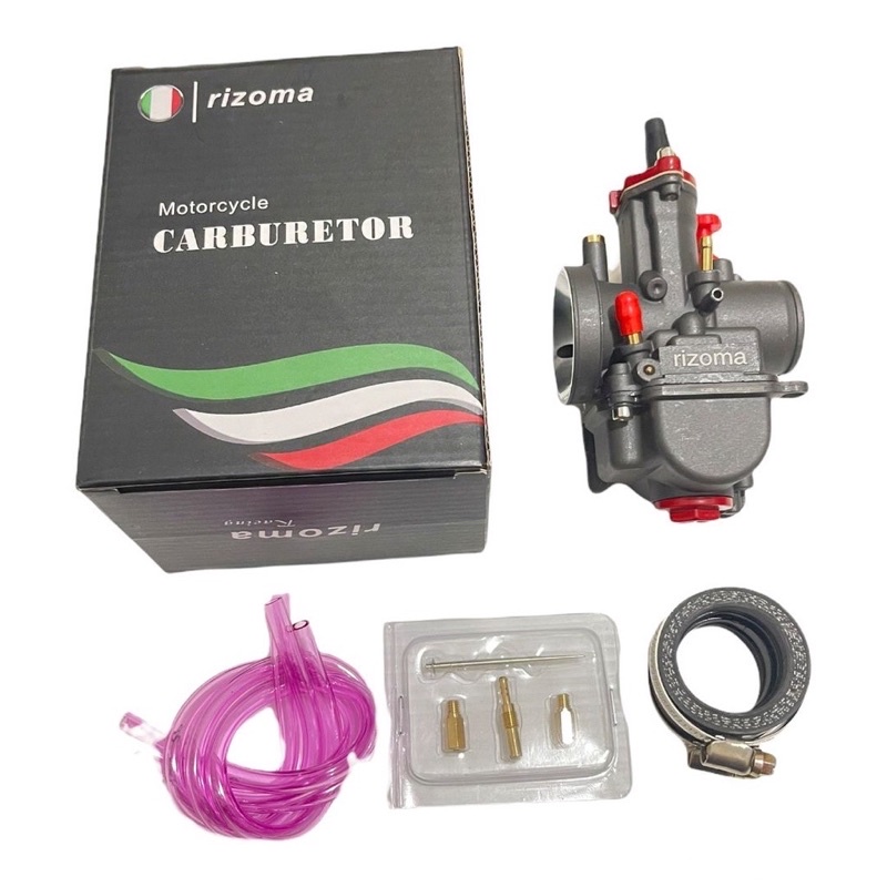 Karburator Rizoma Italy Original Pwk 24, Pwk 26, Pwk 28, Pwk 30, Pwk 32, Pwk 34 Original Setingan Easy , Universal Motor , Karbu Rizoma Asli Made In Italy