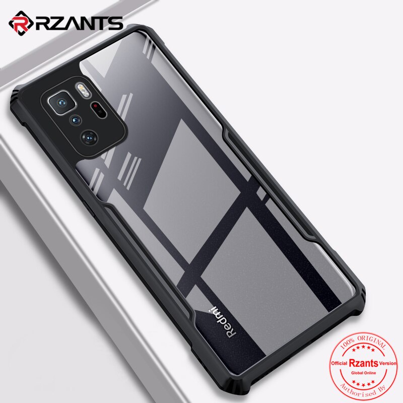 Case Xiaomi Poco X3 GT Armor Fushion Transparent Casing + Tempered Glass Full Layar dan Skin Carbon