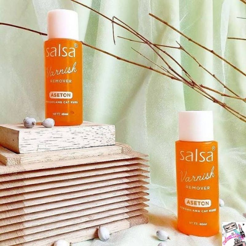 SALSA Varnish Remover Aseton Indonesia / Penghilang Cat Kuku Pembersih Kutek 40ml 80ml / Beauty Tools / Nail Polish Peel Off / Skincare Face Care Facial Wash Toner Serum Cream Sunscreen / Body Scrub Lotion / Hair Shampoo Conditioner Color Spray Paket Waja