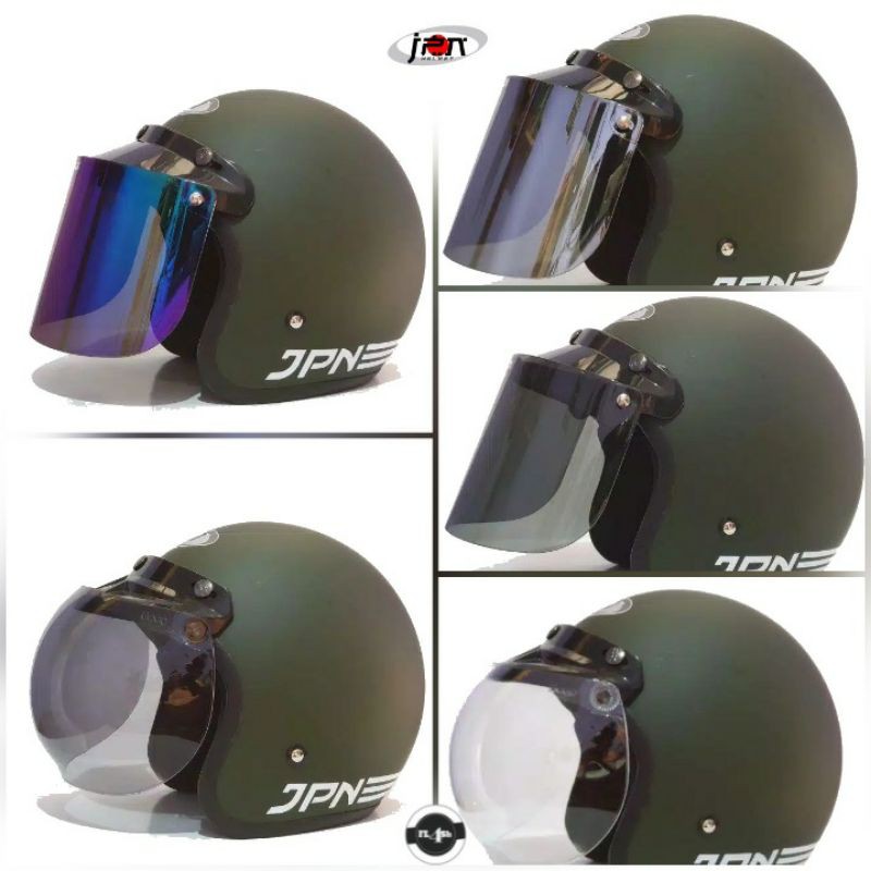 Helm JPN Hijau Army Doff