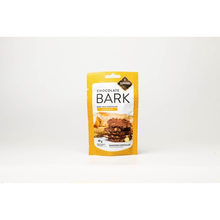 

COKELAT- MINI CHOCOLATE BARK, DARK MILK CHOCOLATE WITH BAGUETTE - KRAKAKOA -COKELAT.