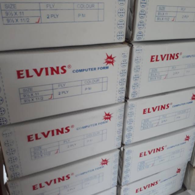 

Continous Form 2 Ply Uk. 9 1/2" x 11/2
