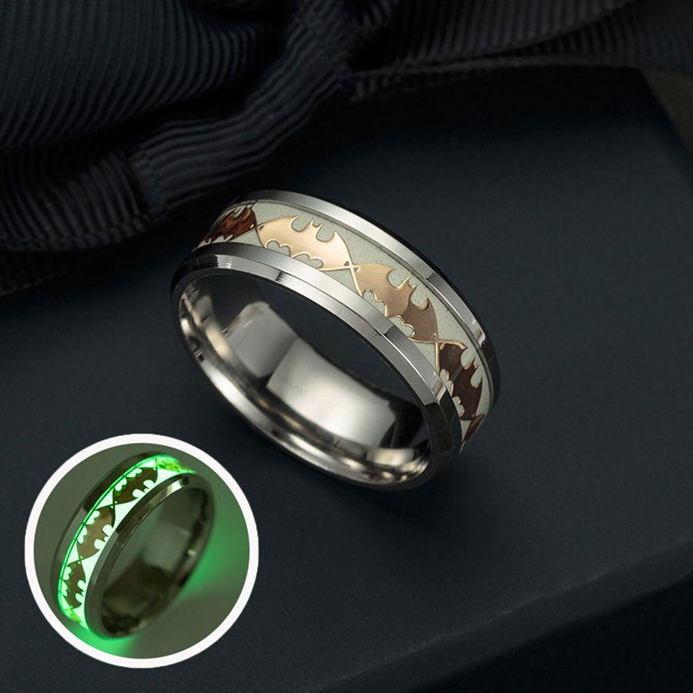 Nanas Bercahaya Band Cincin Fantastis Hadiah Perhiasan Stainless Steel