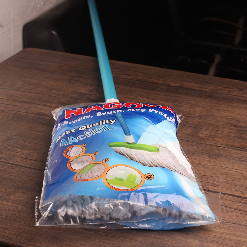 [DZS] ALAT KAIN PEL NAGOYA SUMBU MOP 703 JUMBO 19CM GAGANG LEBAR HIGH QUALITY