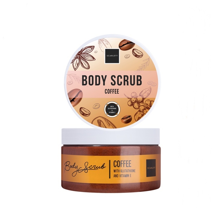 ✿ MADAME ✿ LULUR BADAN BPOM SCARLETT BODY SCRUB WITH GLUTATHIONE AND VITAMIN E ORIGINAL