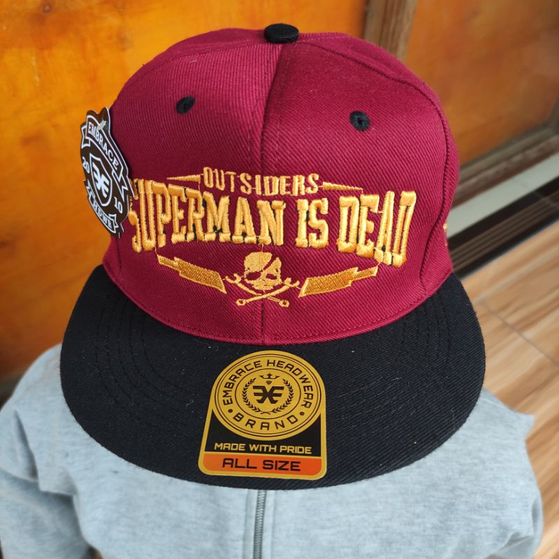 Topi snapback band metal superman is dead