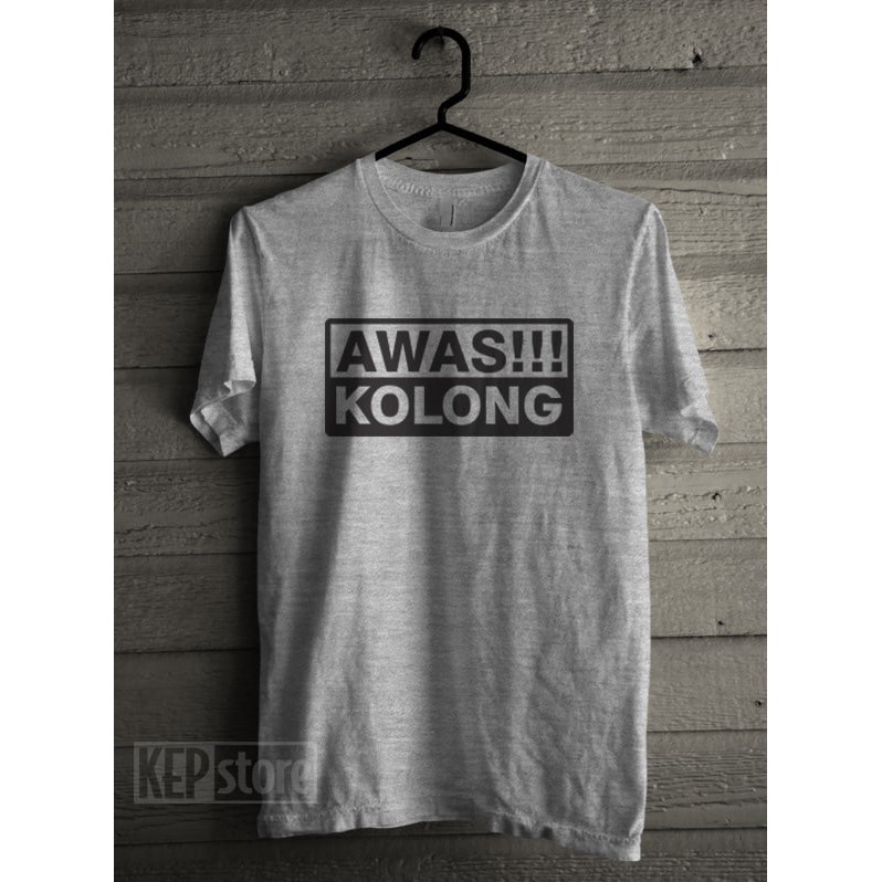 Kaos Tshirt Baju combed 30S Distro Awas Kolong Futsal