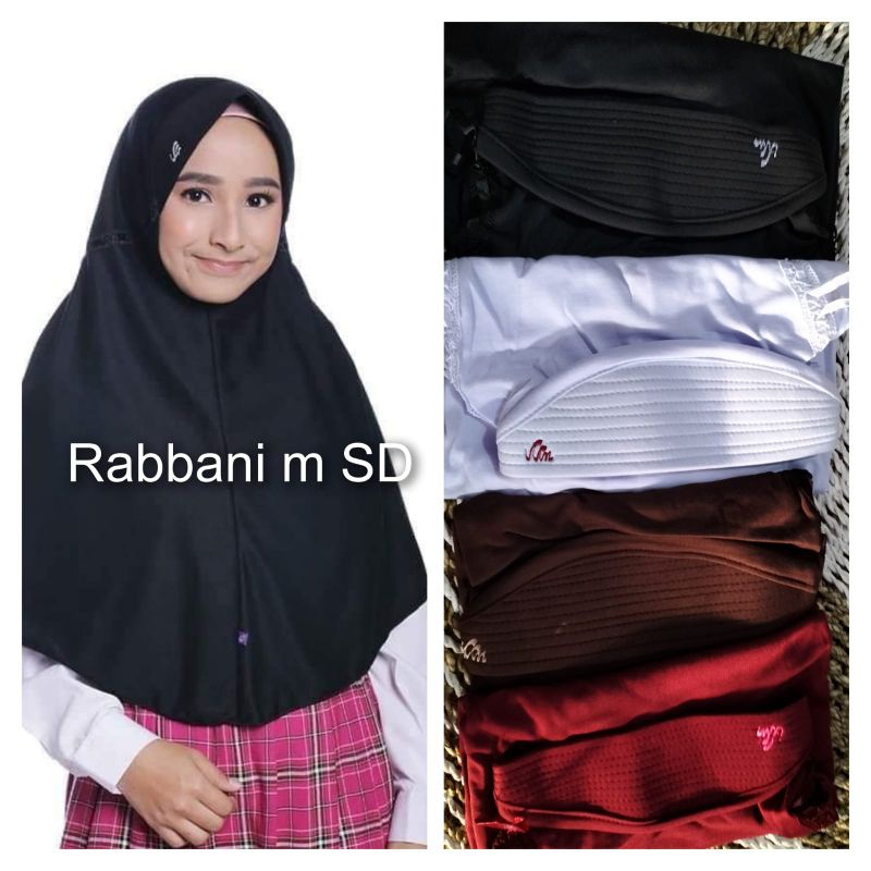 Jilbab Rabbani size SD,SMP, &amp; Jumbo SMA/Dewasa by el yasmin