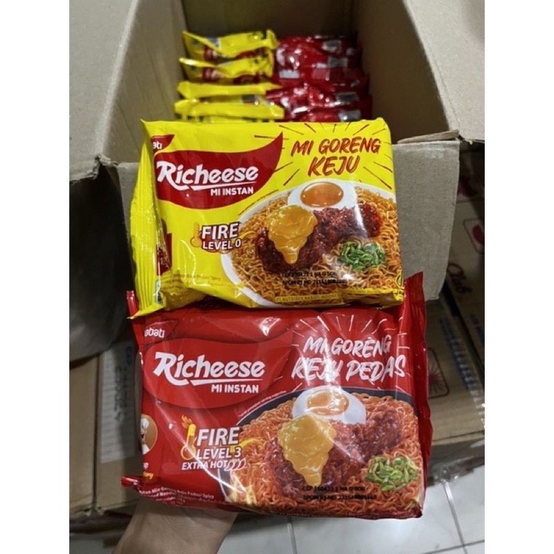 

mie richeese level 3 siap kirim