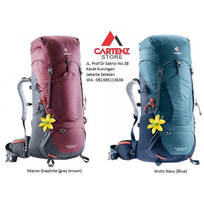 MUST HAVE 2018 DEUTER AIRCONTACT LITE 35+10 SL ACT LITE GIRL 35 + 10 AIR CONTACT TERBARU