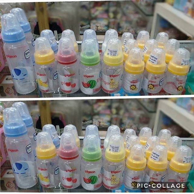 Botol Susu Pigeon Peristaltic Nipple ( Dot Ulir ) / BPA Free