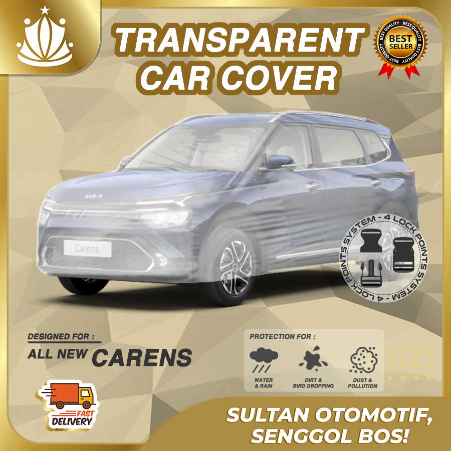 Body Cover Mobil Plastik TEBAL All New Carens WATERPROOF