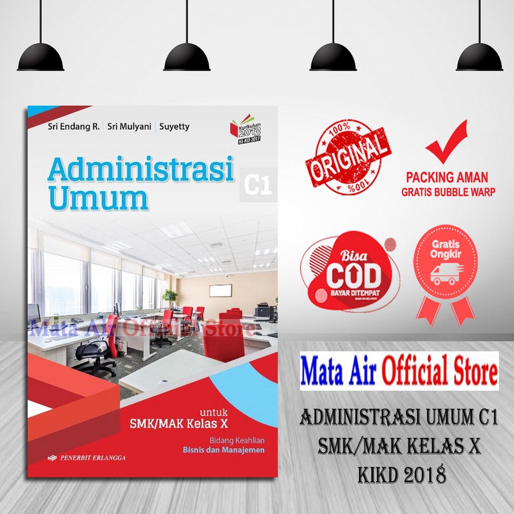 ORIGINAL ADMINISTRASI UMUM SMK/MAK KELAS X KIKD - SRI ENDANG ERLANGGA