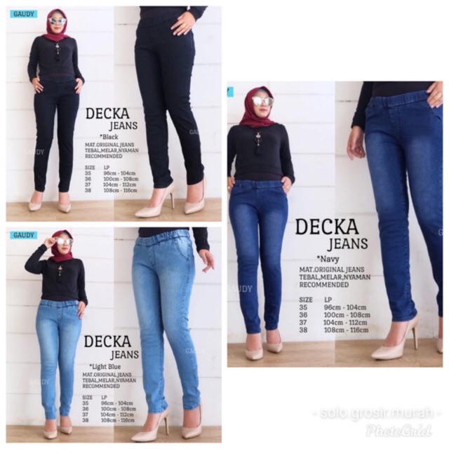 (28-38)DECKA JEGGING ORIGINAL JEANS