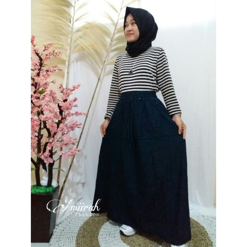 ROK JEANS PAYUNG JUMBO