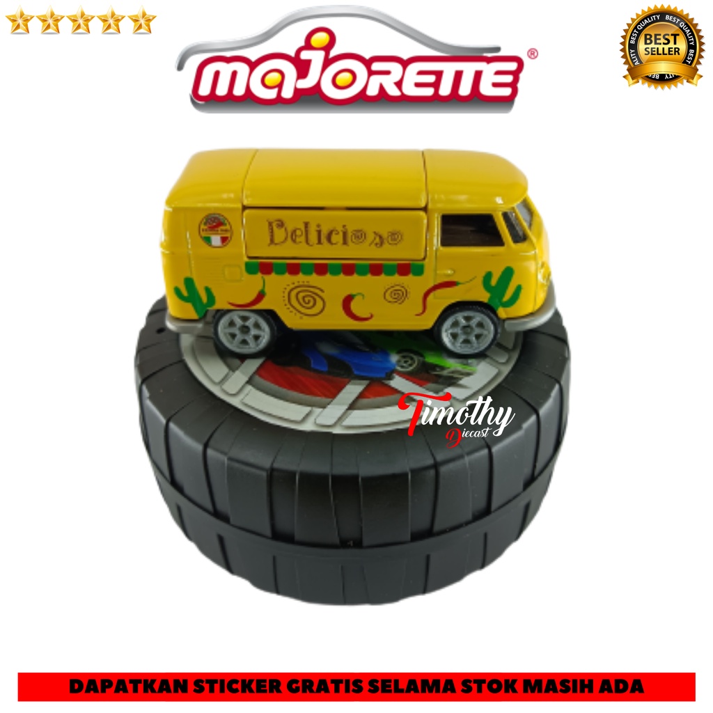 Majorette Pomade Volkswagen VW T1 Food Truck Open Roof