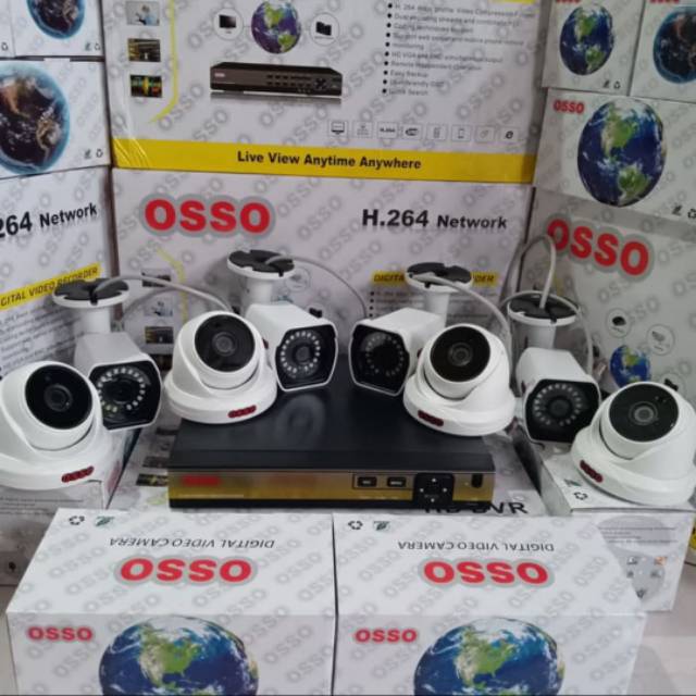 PROMO BOS PAKET CCTV 3MP 8 CHANNEL 8 KAMERA FULL HD HARDISK 1TB