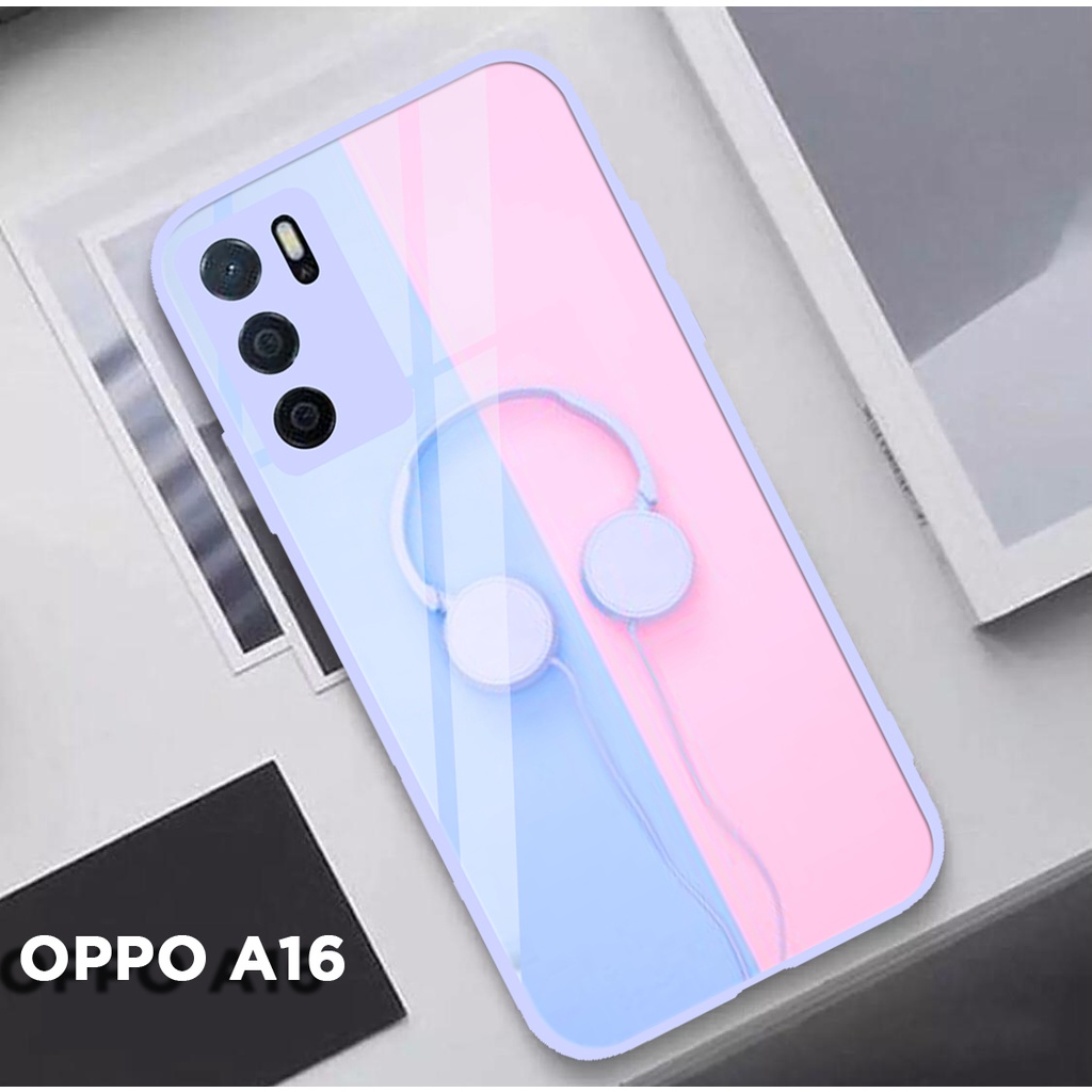 Softcase Glass Oppo A16 - Kesing Hp - Case Hp - SCC01 - Casing Hp - Sarung Hp - Pelindung Hp - Softc