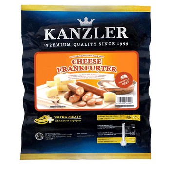 

Kanzler Sosis Cheese Frankfurter 360gr