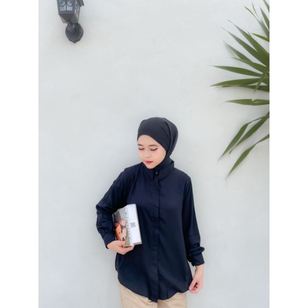 Key Blouse Kemeja Rayon // Kemeja Basic // Kemeja kantor