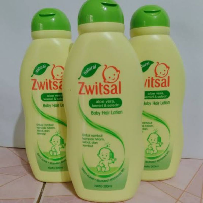 ORIGINAL ZWITSAL BABY HAIR LOTION 200 ML / MINYAK RAMBUT ZWITSAL BAYI NATURAL