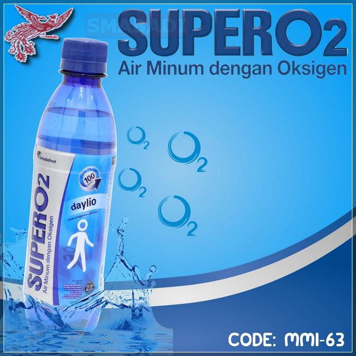 

COD - AIR MINERAL OKSIGEN SUPER O2 MINUMAN KESEHATAN SuperO2 385ml - MMI-63 - FCO