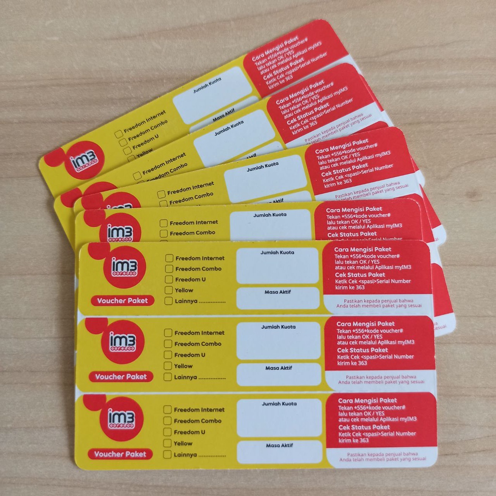 Voucher Indosat Freedom 9GB 30Hr