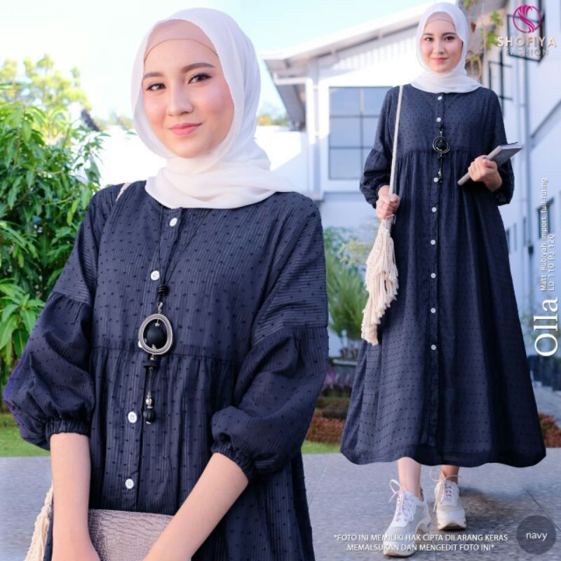 OLLA Midi Dress Ori by Shofiya❤