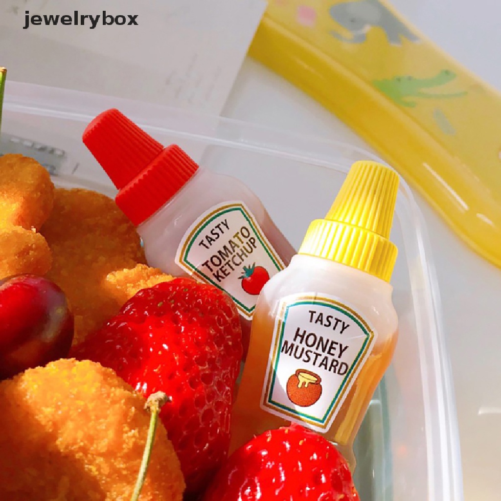 (jewelrybox) Botol Minyak / Saus / Madu / Mustard / Tomat Mini Untuk Salad