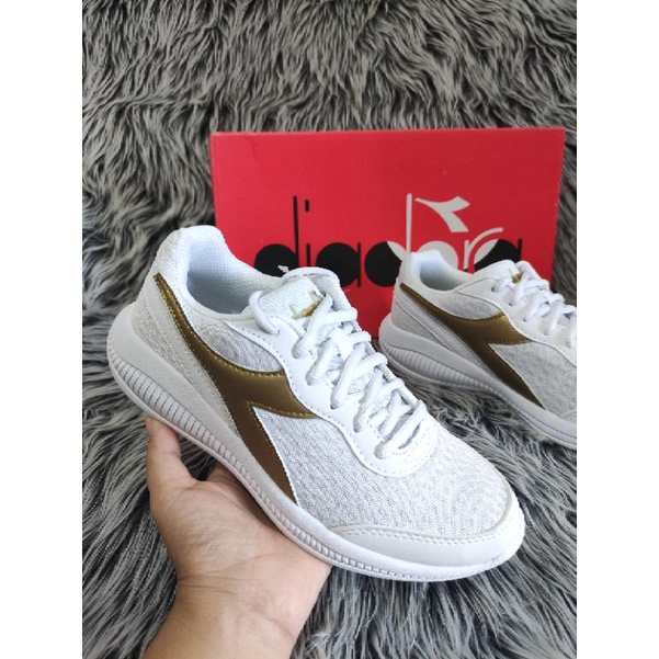 DIADORA Eagle 4 W - White / Diadora Original / Diadora Wanita Perempuan / Sepatu Putih Wanita Peremp