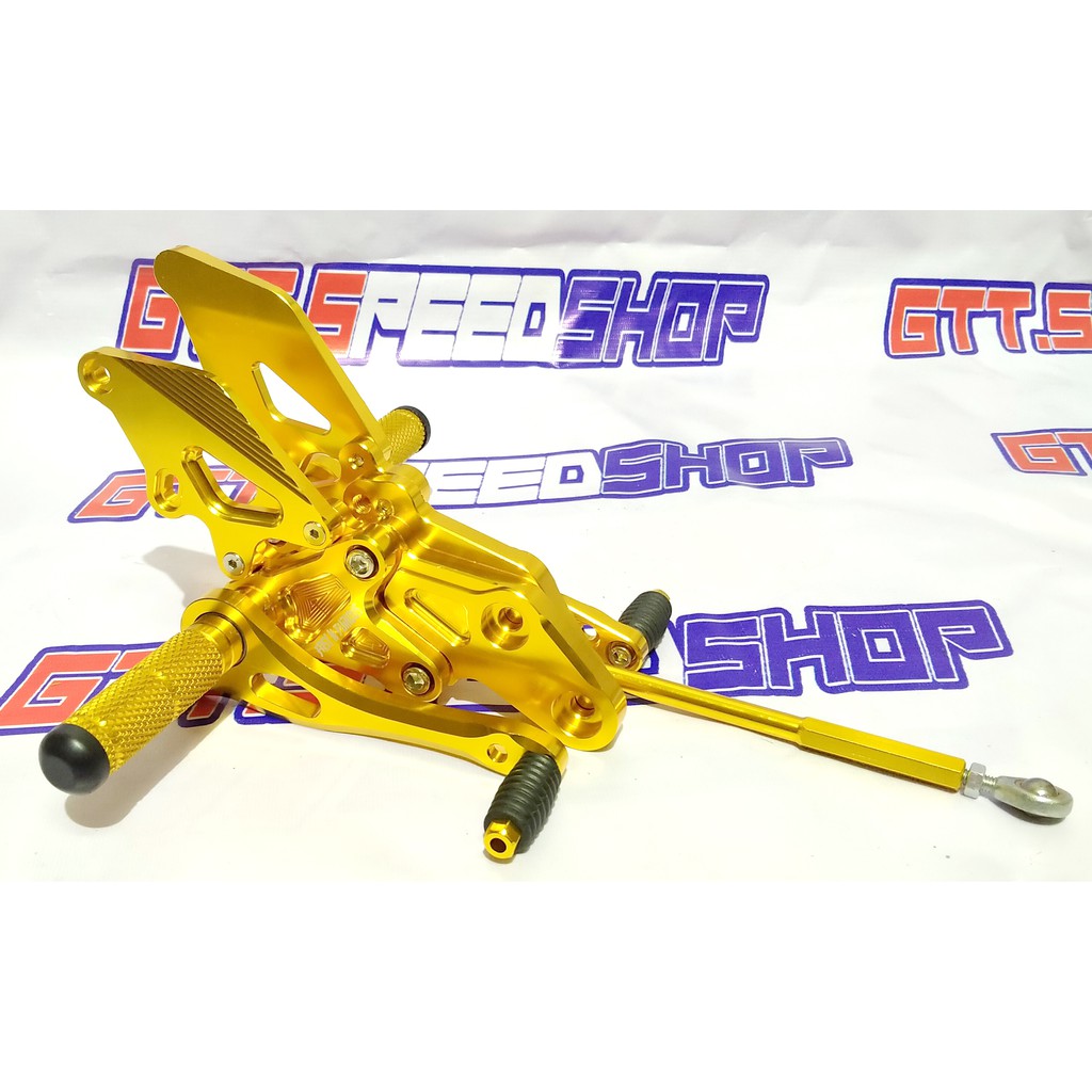 STEP UNDERBONE VIXION NEW FULL CNC WARNA GOLD ANODIZE