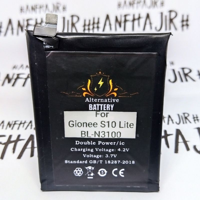 BAYRE BATREI PERSAMAAN FOR GIONEE S10 LITE BL-N3100 BATRAI BATERAI S-10 S 10 LITE GIONEE BLN3100 ALT