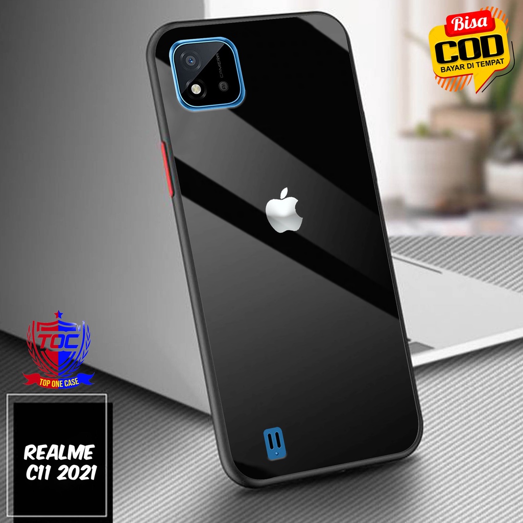 Case REALME C11 2021 Terbaru TOP ONE CASE [ MARBLE ]  -Casing REALME C11 2021- Casing Hp Mewah - Har