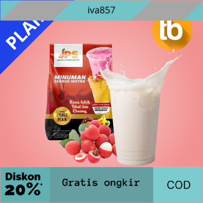 

PROMO JPS Bubuk Lychee Plain (Bubuk minuman dan makanan) GRATIS ONGKIR