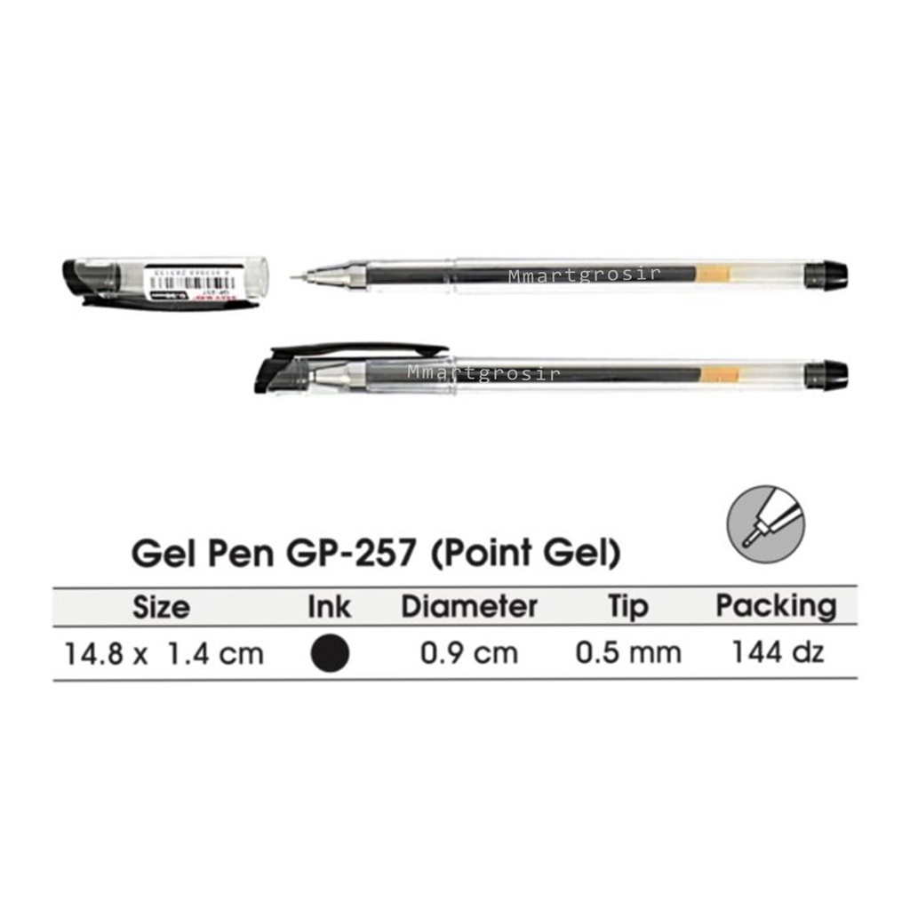 Joyko / Ballpen Joyko / Pulpen gel / Point gel / GP- 257 / 0.38 mm