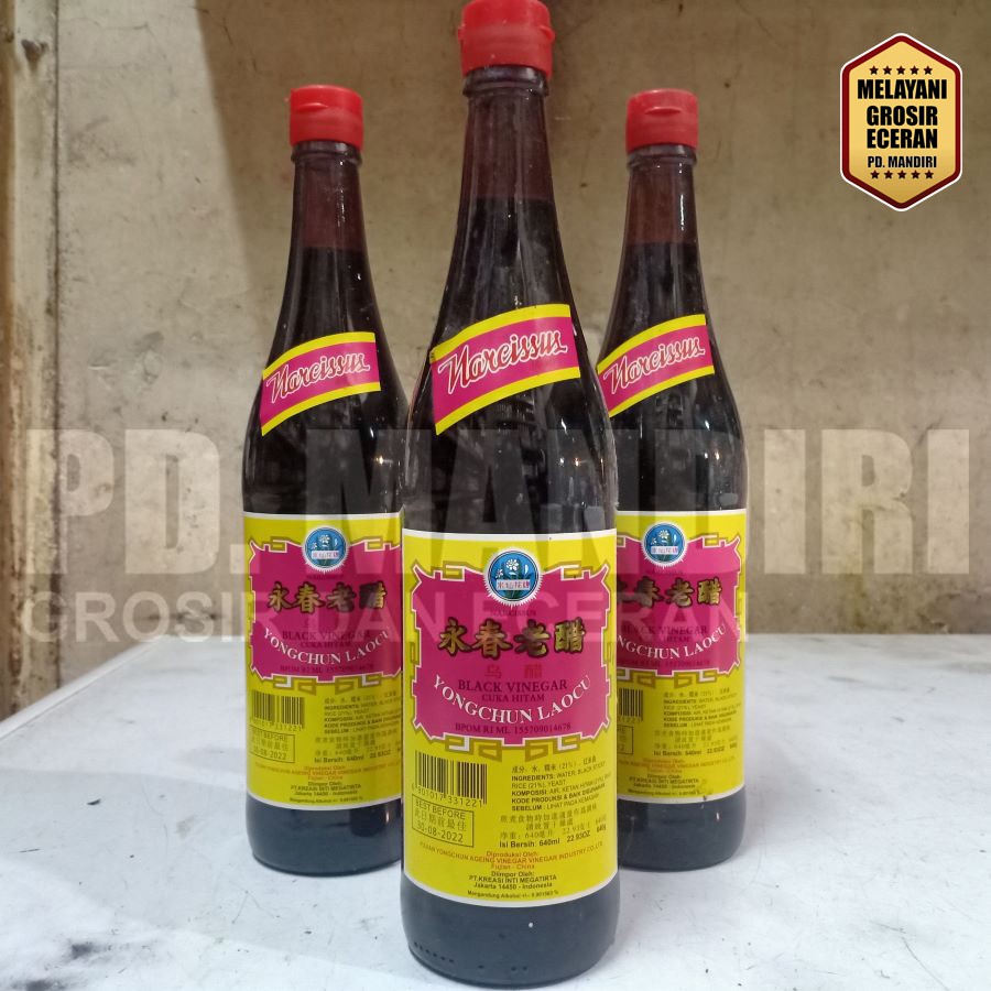 

NARCISSUS BLACK VINEGAR CUKA HITAM 640 ML YONG CHUN LAO CU